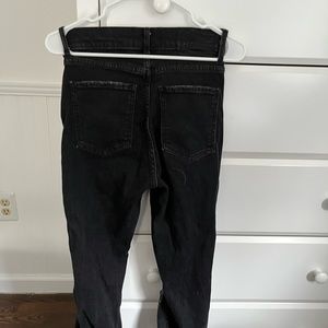 Revice black jeans , ripped denim